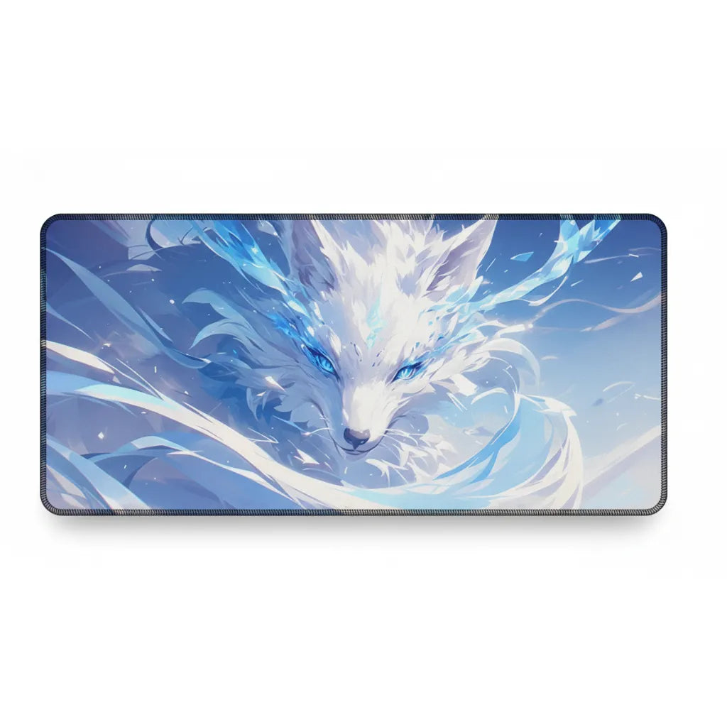 Tapis de Souris Gaming Renard des Glaces - Design Onirique & Zen
