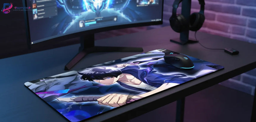 Tapis de Souris Gaming Solo Leveling - L'Éveil du Monarque (Édition Ultra-Précision)