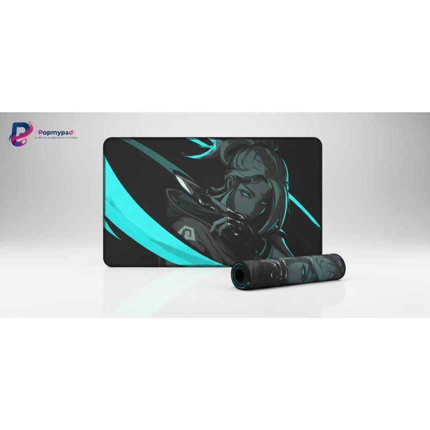Tapis de Souris Gaming Valorant - Édition Spéciale Jett : Vitesse & Précision Esport