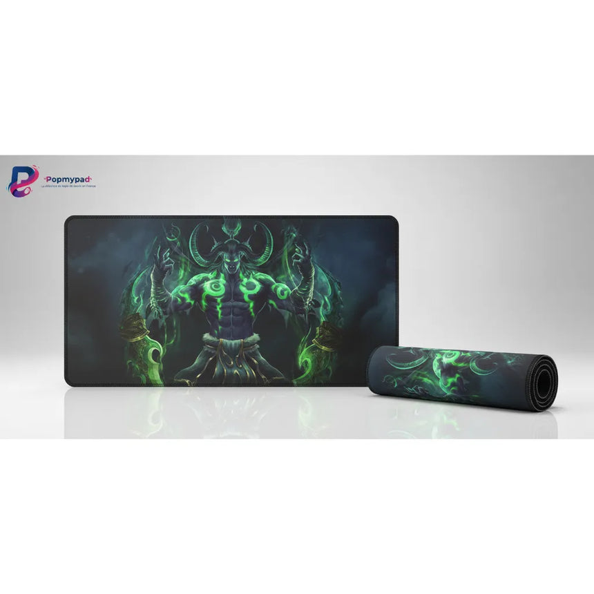 Tapis de Souris Gaming World of Warcraft - Édition Illidan Stormrage : Précision & Puissance Fel