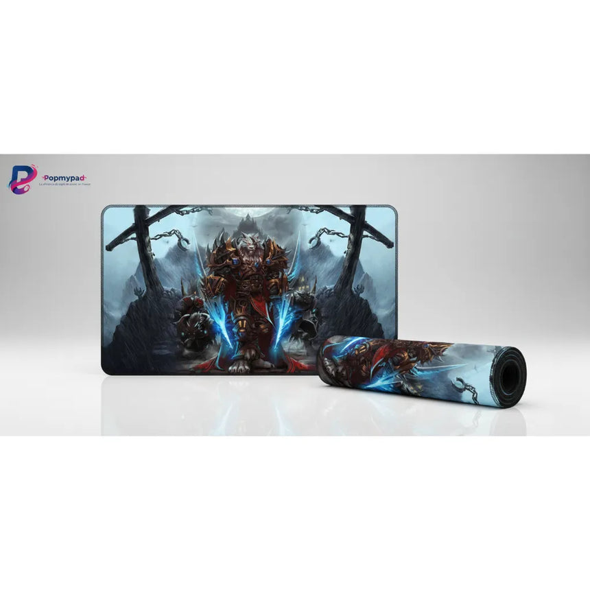 Tapis de Souris Gaming World of Warcraft - Édition Worgen Warrior XXL