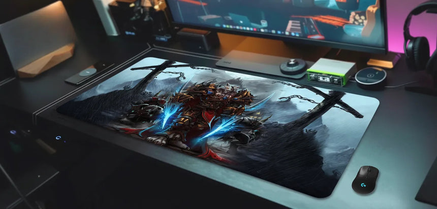 Tapis de Souris Gaming World of Warcraft - Édition Worgen Warrior XXL