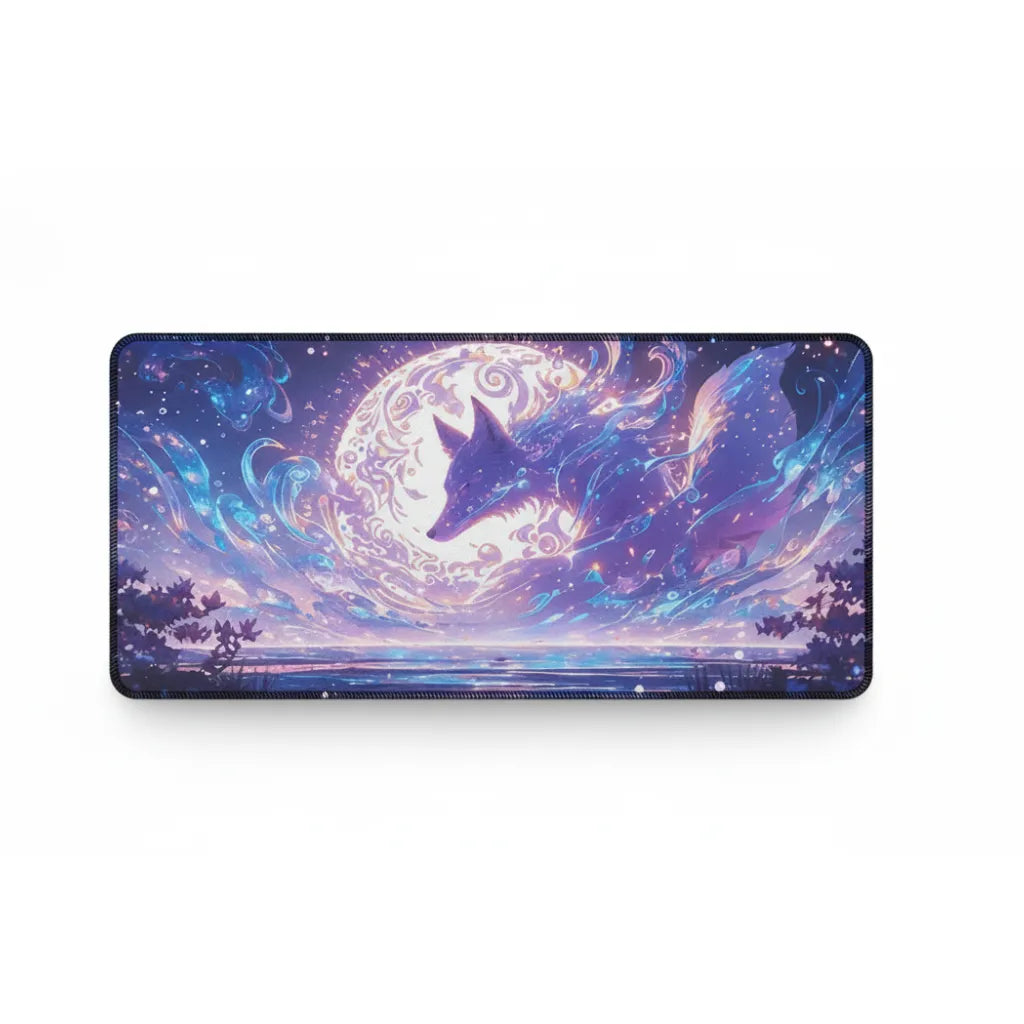 Tapis de Souris Gaming & Bureau — Renard Céleste Onirique