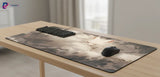 Tapis de Souris Gaming & Bureau — Renard Kitsune Zen — Design Japonais Épuré