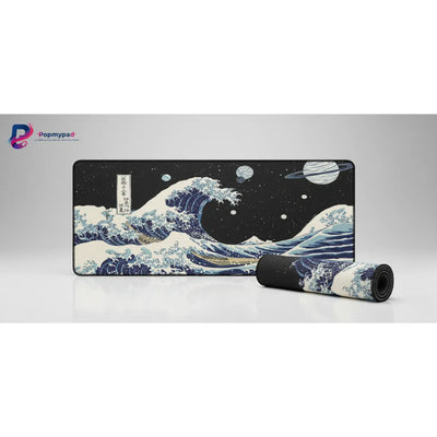 Tapis de Souris Japonais - La Grande Vague Cosmique