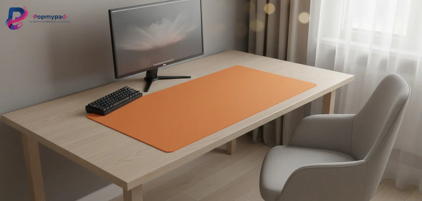Tapis de Souris Orange Vibrant - Édition Premium