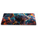 Tapis de Souris Polygon — Réseau Abstrait & Design Futuriste