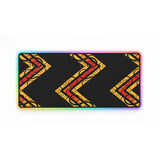 Tapis de Souris RGB – Design Tribal Géométrique & Confort Premium