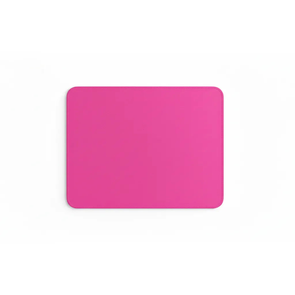 Tapis de Souris Rose Vibrant — L'Élégance Monochrome & Précision Ultime