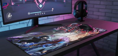 Tapis de Souris Solo Leveling - Duel Épique de Sung Jinwoo