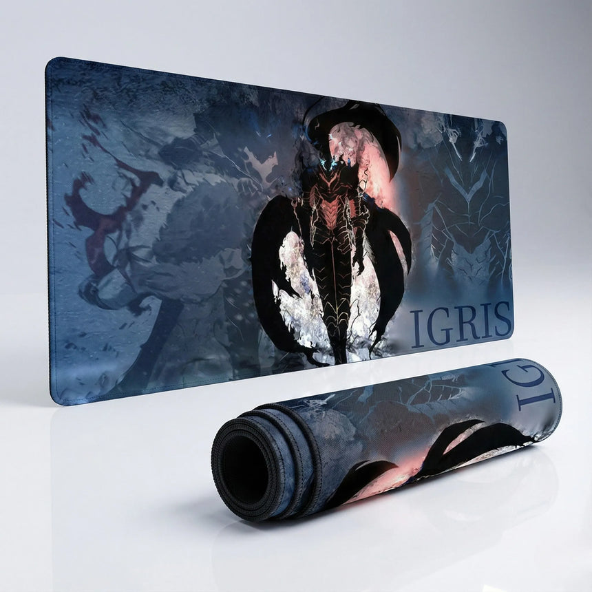 Tapis de Souris Solo Leveling - Édition Igris le Rouge : Le Commandant des Ombres