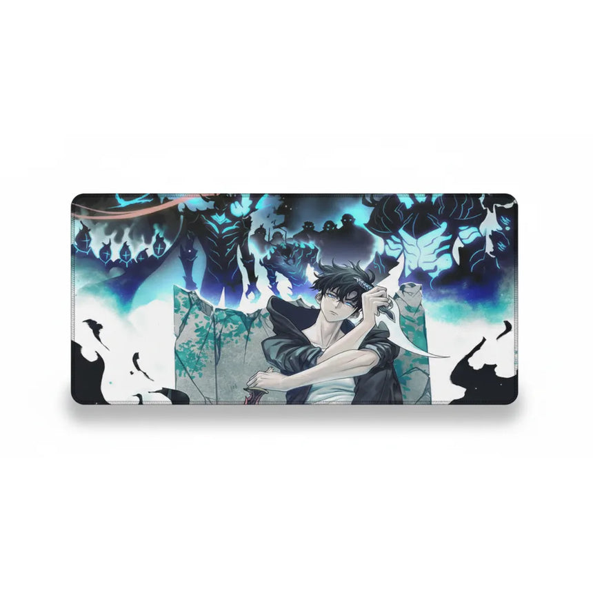 Tapis de Souris Solo Leveling - L'Éveil du Monarque des Ombres - XXL Gaming