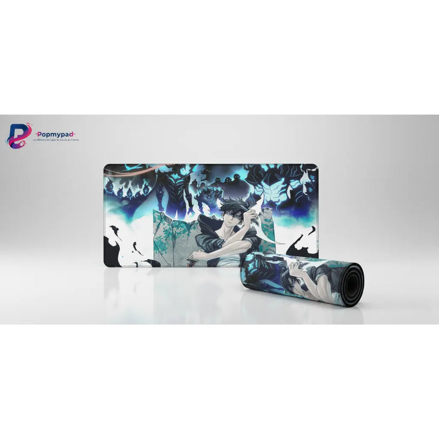 Tapis de Souris Solo Leveling - L'Éveil du Monarque des Ombres - XXL Gaming