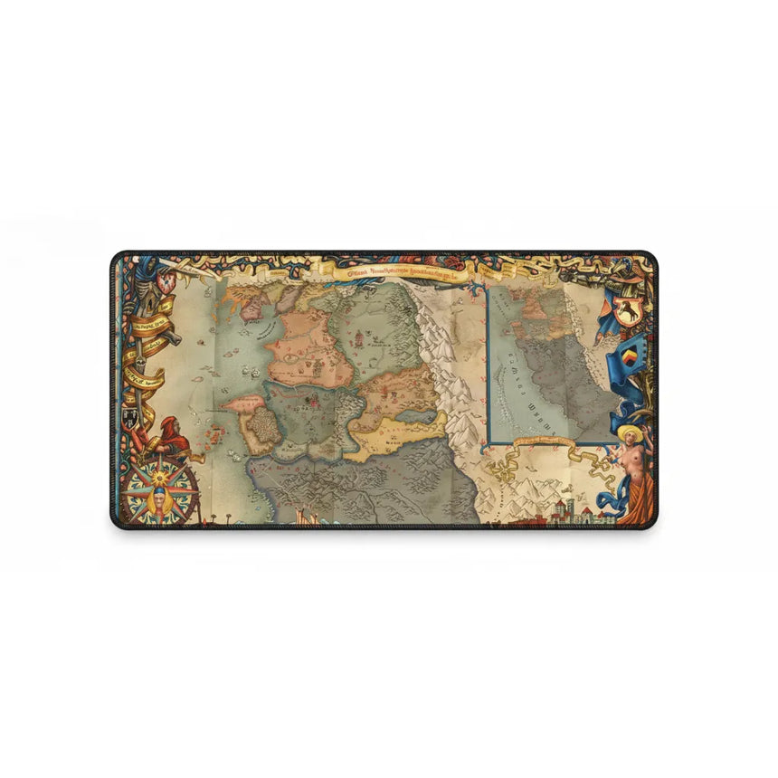Tapis de Souris The Witcher - Édition Carte du Continent - XXL