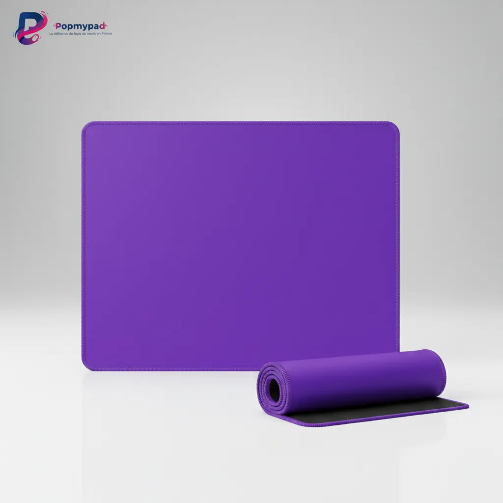 Tapis de Souris Violet Minimaliste - Confort & Précision Premium
