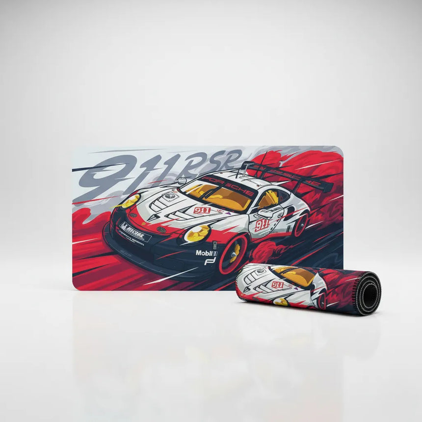 Tapis de Souris Porsche- Édition Collector 911 RSR "Racing Art"
