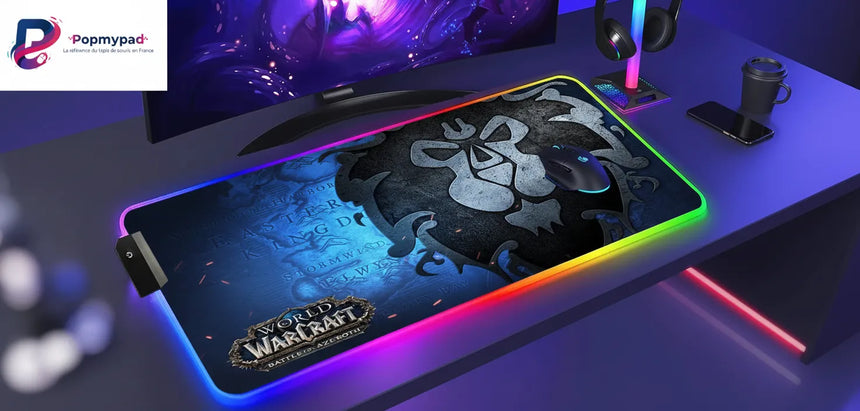 Tapis de Souris World of Warcraft Alliance RGB - Édition Légendaire