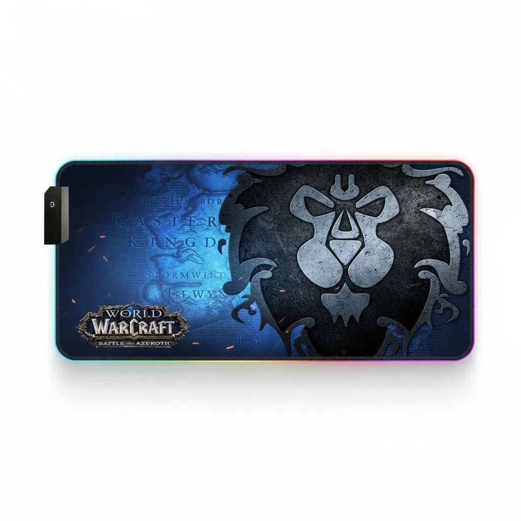 Tapis de Souris World of Warcraft Alliance RGB - Édition Légendaire