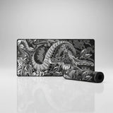 Tapis de Souris XXL Dragon Japonais - Édition Monochrome Impériale