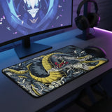 Tapis de Souris XXL Dragon Japonais - Édition Ryu Gold & Black