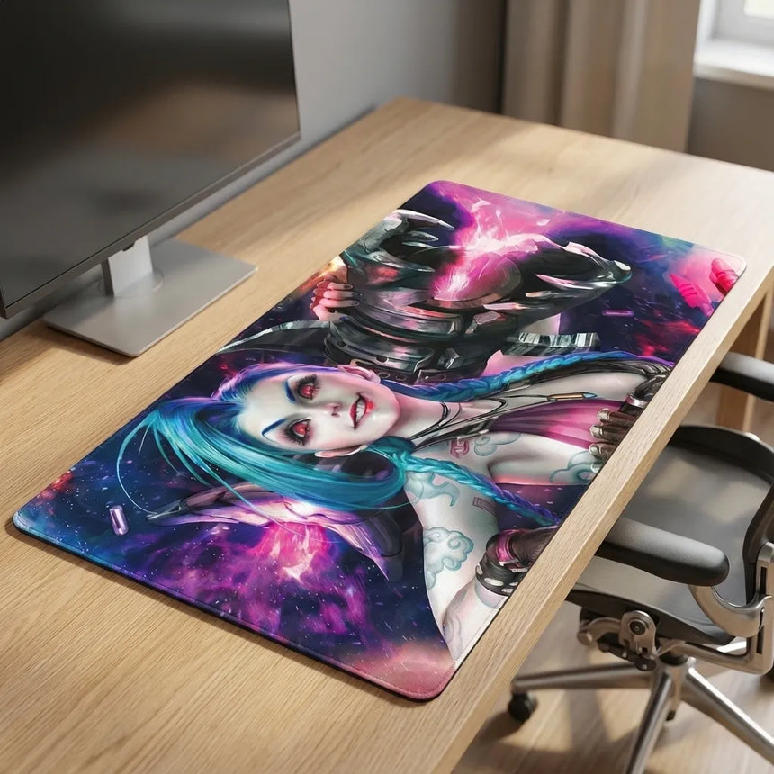 Tapis de Souris XXL Jinx - Édition Chaos Électrique | Performance Gaming