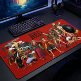 Tapis de Souris XXL One Piece Film Red Équipage & Shanks (900x400mm) - Victoire Esport - PopMyPad