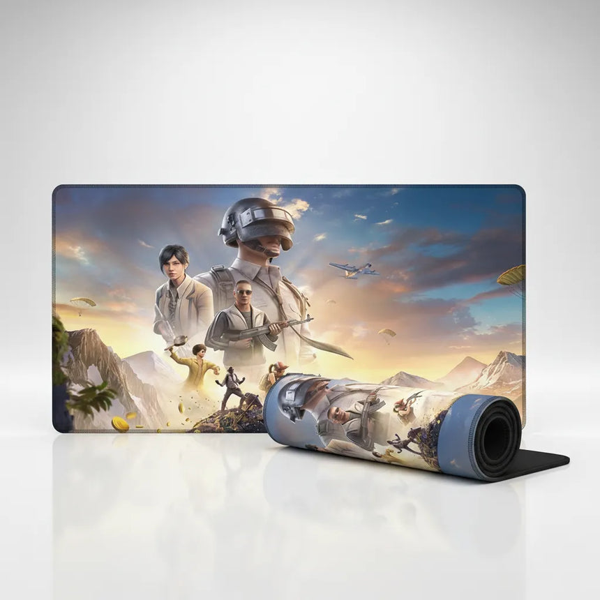 Tapis de Souris XXL PUBG Battle Royale (900x400mm) - Précision Esport - PopMyPad