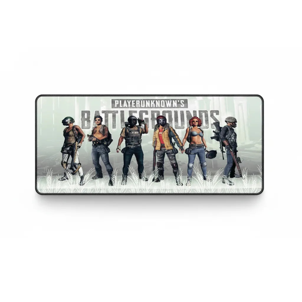 Tapis de Souris XXL PUBG Battlegrounds Squad (900x400mm) — Précision Tactique — PopMyPad