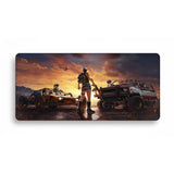 Tapis de Souris XXL PUBG Escouade au Coucher de Soleil (900x400mm) - Glisse Ultime & Précision Esport - PopMyPad