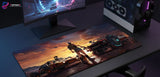 Tapis de Souris XXL PUBG Escouade au Coucher de Soleil (900x400mm) - Glisse Ultime & Précision Esport - PopMyPad