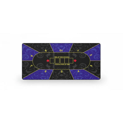 Tapis de Souris XXL Poker Texas Hold'em - Design Baroque Violet & Noir