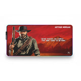 Tapis de Souris XXL RGB Red Dead Redemption Arthur Morgan (900x400mm) - Gaming LED - PopMyPad