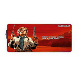 Tapis de Souris XXL RGB Red Dead Redemption Sadie Adler (900x400mm) - Gaming LED - PopMyPad