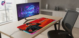 Tapis de Souris XXL RGB Red Dead Style Josiah Trelawny (900x400mm) - Gaming LED - PopMyPad