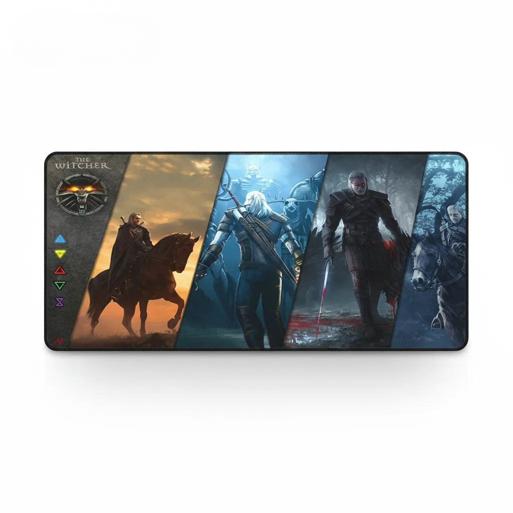 Tapis de Souris XXL The Witcher - Édition Collector "L'Odyssée du Loup Blanc"