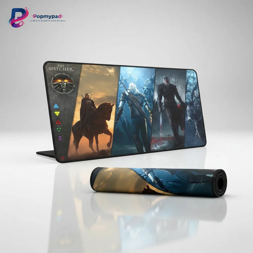 Tapis de Souris XXL The Witcher - Édition Collector "L'Odyssée du Loup Blanc"