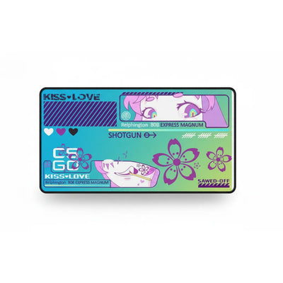 Tapis de souris CS:GO Edition Kiss Love - Précision Esport & Design Manga