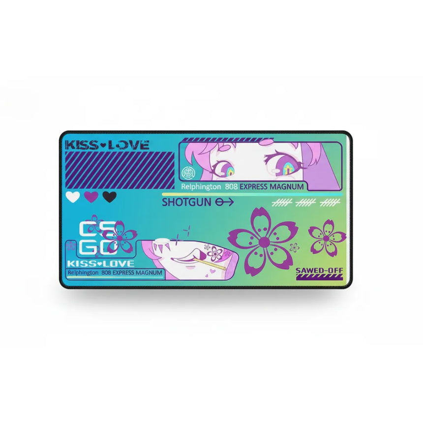 Tapis de souris CS:GO Edition Kiss Love - Précision Esport & Design Manga