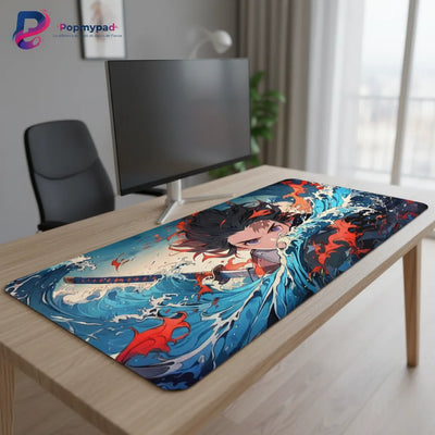 Tapis de souris Demon Slayer - Edition Souffle de l'Eau - Précision & Vitesse