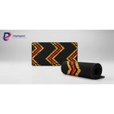 Tapis de souris Design Éclat Tribal – Chevrons de Feu & Spirales Hypnotiques