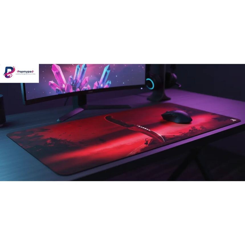 Tapis de souris Gamer - Crimson Blade Edition - Précision Esport