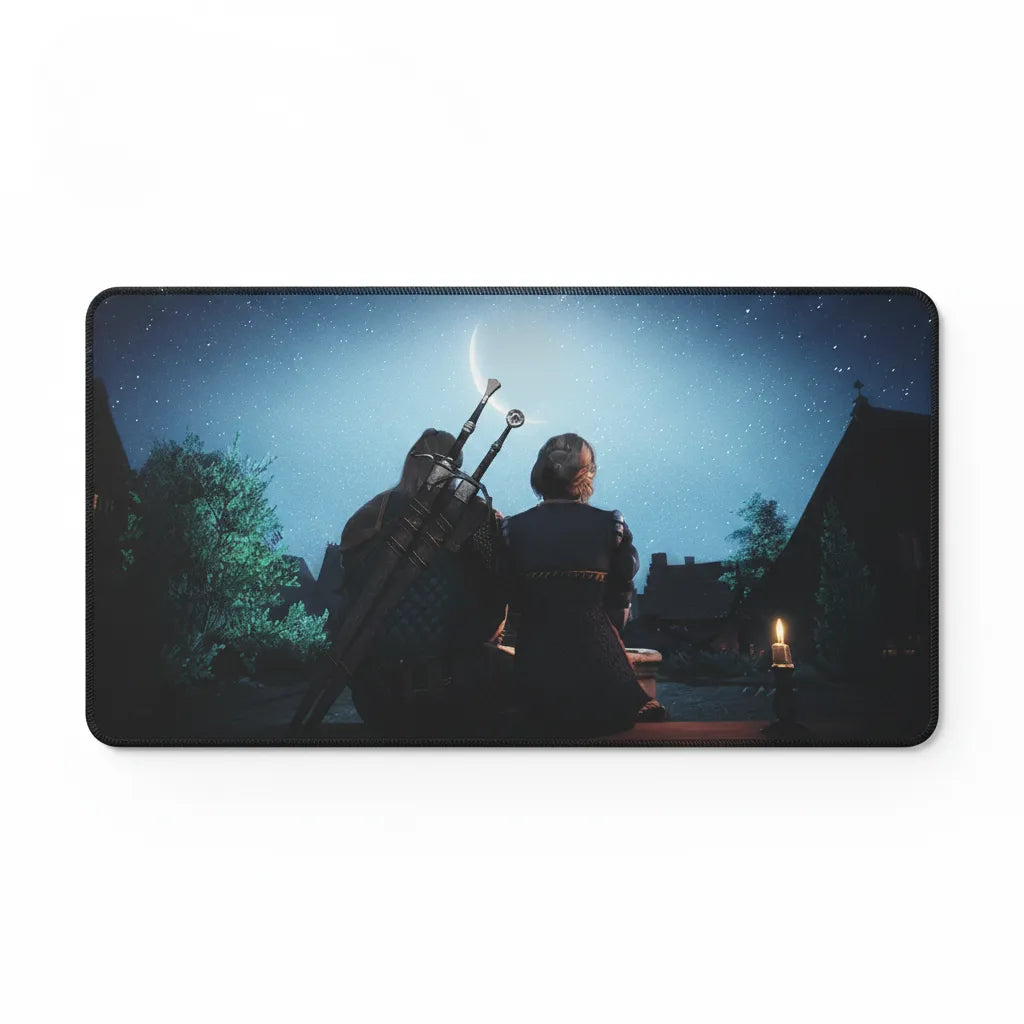 Tapis de souris Gamer - The Witcher : Édition Nuit Étoilée - Glisse Ultime & Précision X