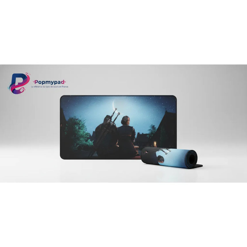 Tapis de souris Gamer - The Witcher : Édition Nuit Étoilée - Glisse Ultime & Précision X