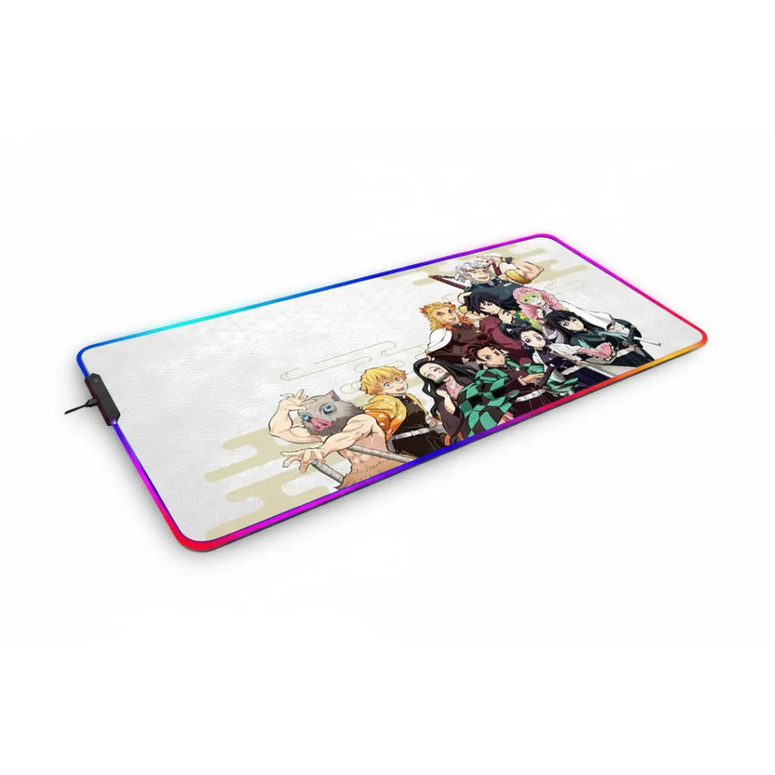 Tapis de souris Gamer RGB - Demon Slayer : L'Armée des Pourfendeurs (Édition Pillars)