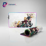Tapis de souris Gamer RGB - Demon Slayer : L'Armée des Pourfendeurs (Édition Pillars)