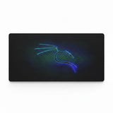 Tapis de souris Gaming - Dragon Cybernétique & Hexagones Néon