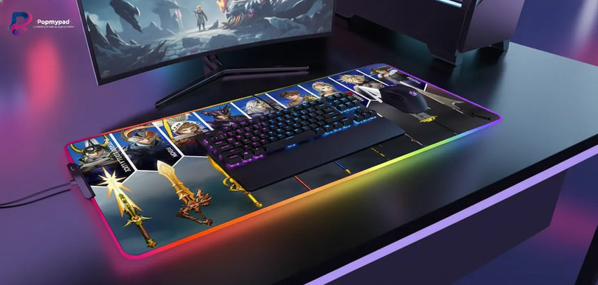 Tapis de souris Gaming Final Fantasy - Édition Collector Héros & Armes Légendaires