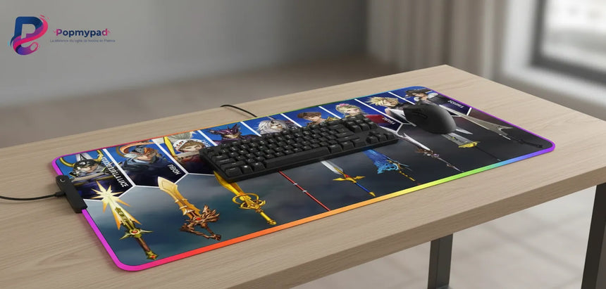 Tapis de souris Gaming Final Fantasy - Édition Collector Héros & Armes Légendaires