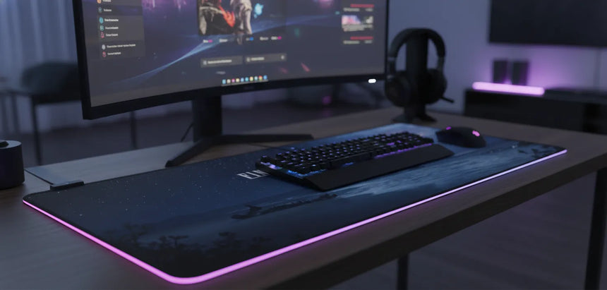 Tapis de souris Gaming Final Fantasy XVI - Édition Valisthéa Nocturne - Haute Précision