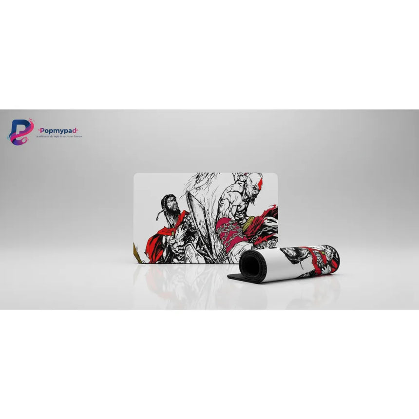 Tapis de souris Gaming God of War - Édition Kratos à Midgard